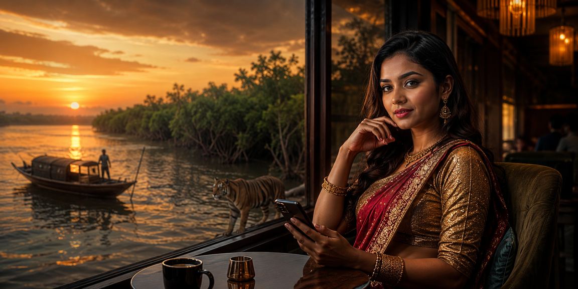 বাংলাদেশের সুন্দরবনে ভিআইপি প্রোমোশন ব্যানার